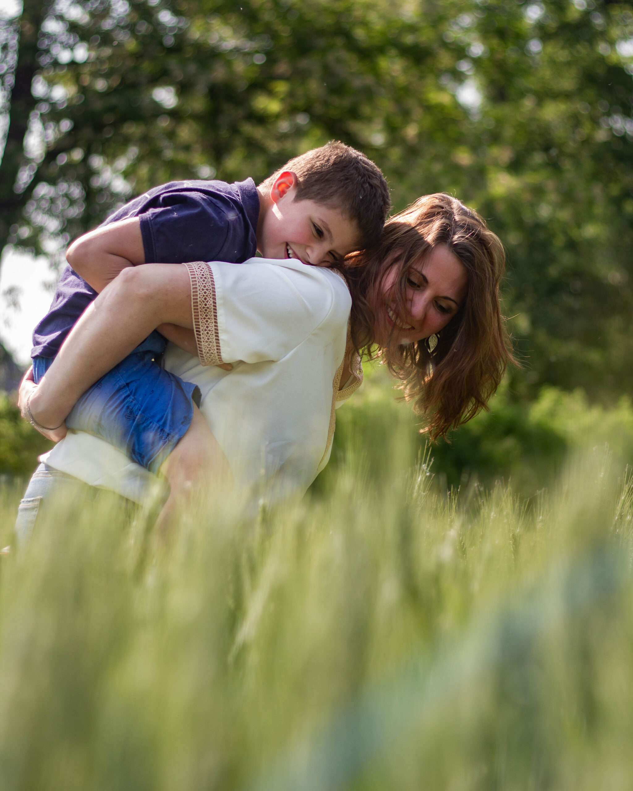 Shooting avec un enfant
